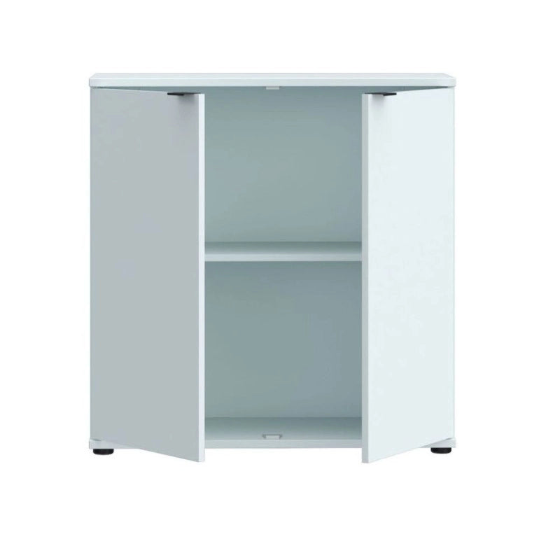 Mobile multiuso Segno con due ante L 80 cm. colore grigio chiaro