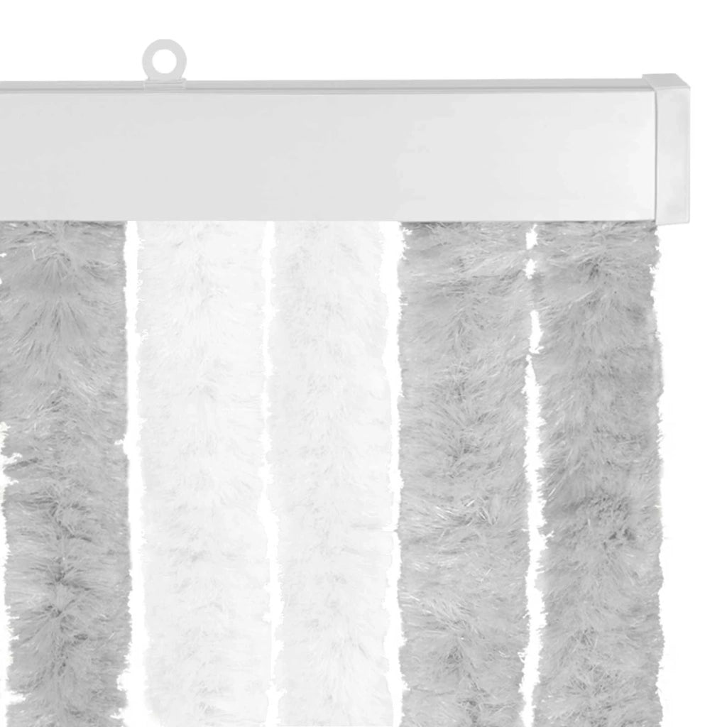Tenda per insetti in chenille Grigio chiaro e bianco 42034416