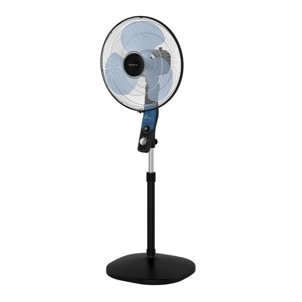 Rowenta VU4420 Essential Ventilatore a Piantana 3 Velocita' Oscillante 40 cm 3300 m³-h 54 dB colore Nero