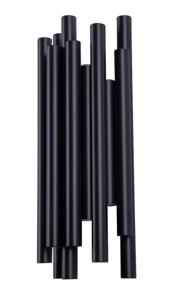 Applique moderna nera tubi ORGANIC LED 8W Maxlight W0286