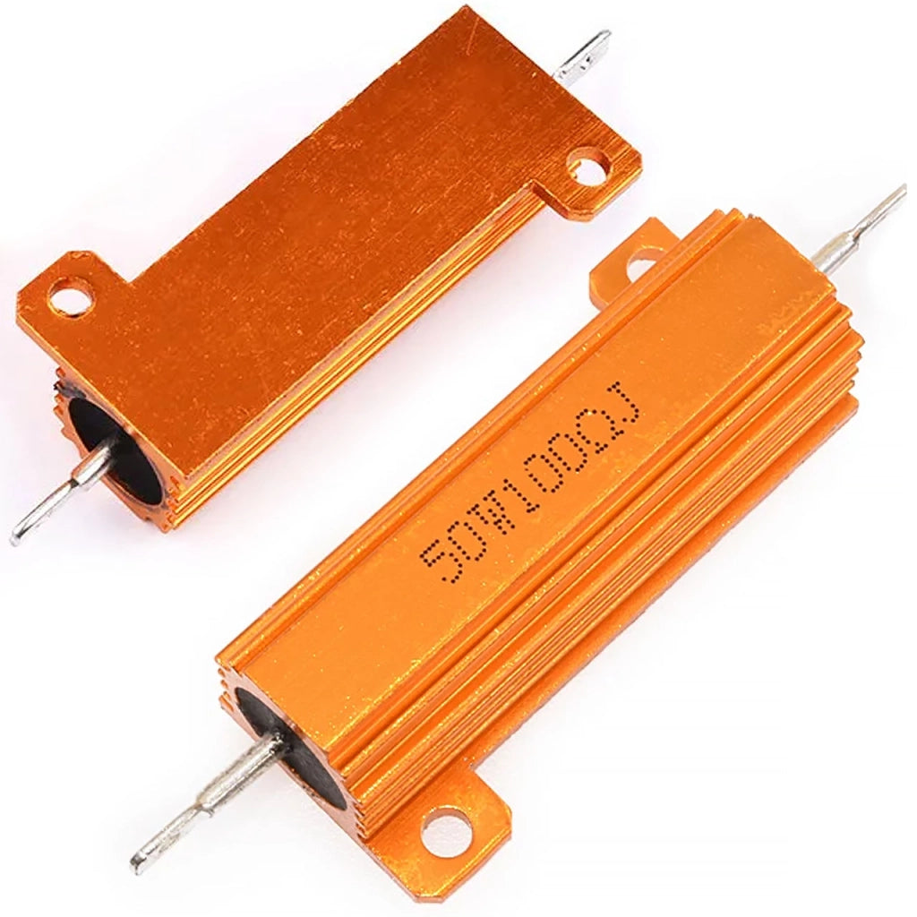Reostato a Filo con Dissipatore 50W 4Ω Canbus – Alta Qualità, Raffreddamento Efficace | Per Auto con LED, Sistema Canbus