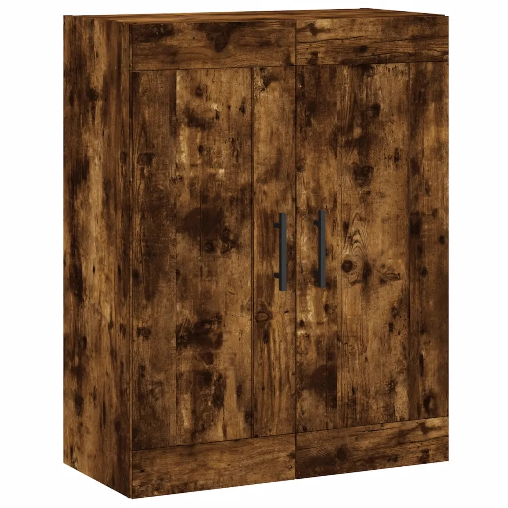 Credenza | Madia | Buffet da pranzo | Armadio da pranzo Rovere Fumo 69,5x34x180 cm in Legno Multistrato