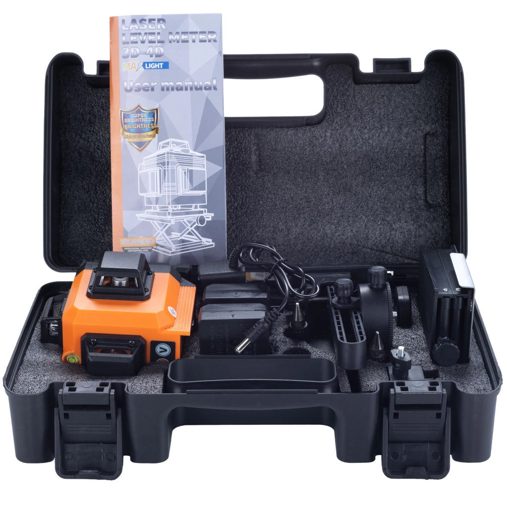 Livella Laser Rosfix Orange Tiger ROT16L – 16 Linee, Autolivellante | IP54, 3 Modalità, Telecomando