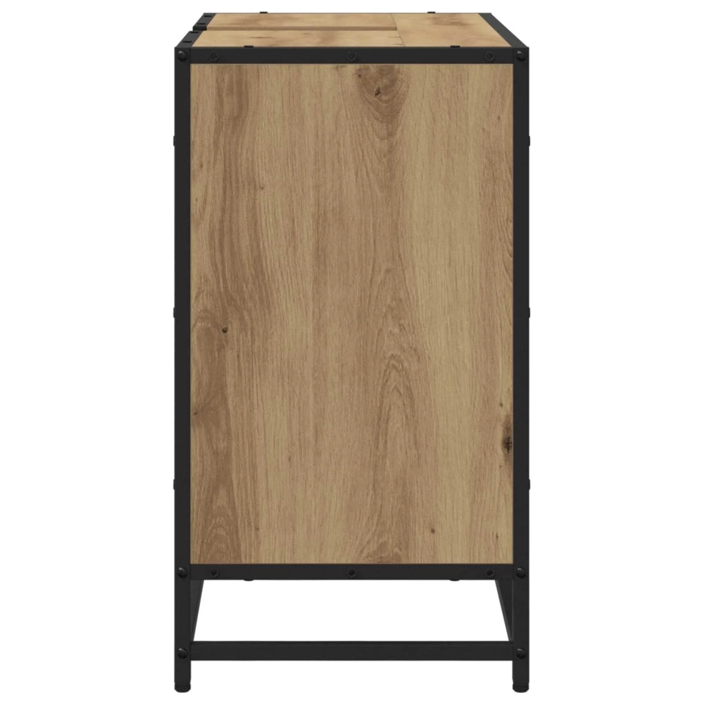 Mobile da Bagno con porta Rovere artigianale 65 x 33 x 60 cm 883635