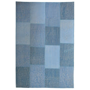 Tappeto Vintage Lyrical 110 in Cotone Blu