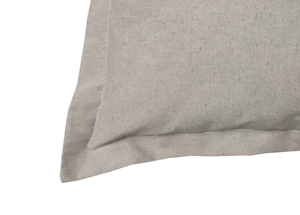 Federa Per Cuscino Arredo Casa Chiusura Zip Fodera Tinto Filo Tinta Unita SV - 60x60 - Grigio