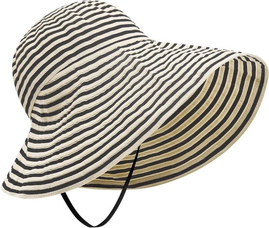 Cappello da spiaggia per donne, pieghevole, cappello da sole estivo con protezione UV