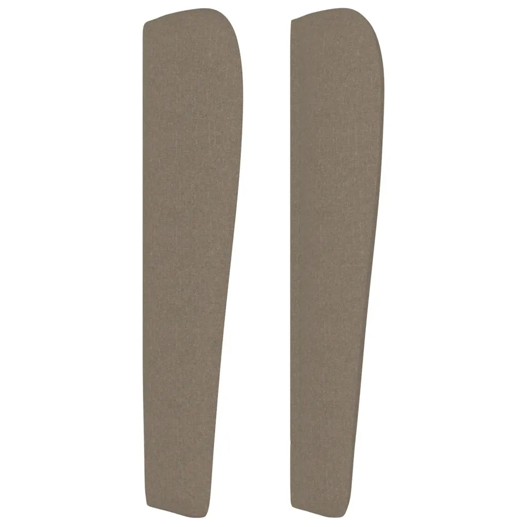 Testiera ad Orecchio Tortora 93x23x118/128 cm in Tessuto 3118376