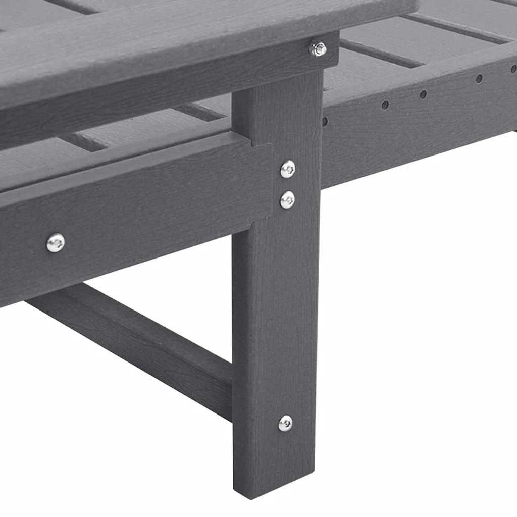 Lettino da sole 2 pcs Grigio chiaro 195,5 x 53 x 98,5 cm 3335853
