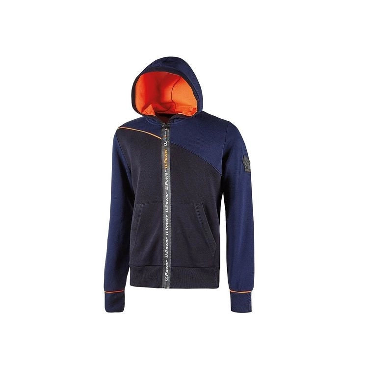 Felpa Full Zip con Cappuccio Jupiter Upower Deep Blue M