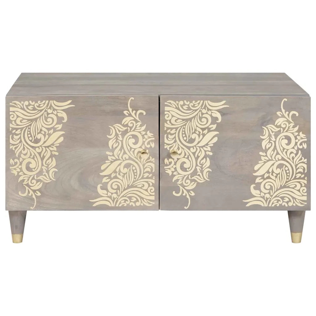 Tavolino da Salotto-Tavolino da soggiorno Grigio 80 x 50 x 40 cm 379625