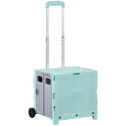 Carrello Spesa 2 Ruote ¨C Xylo ¨C Capacit¨¤ 32L Manico Regolabile 41,5x32,5x85cm Verde