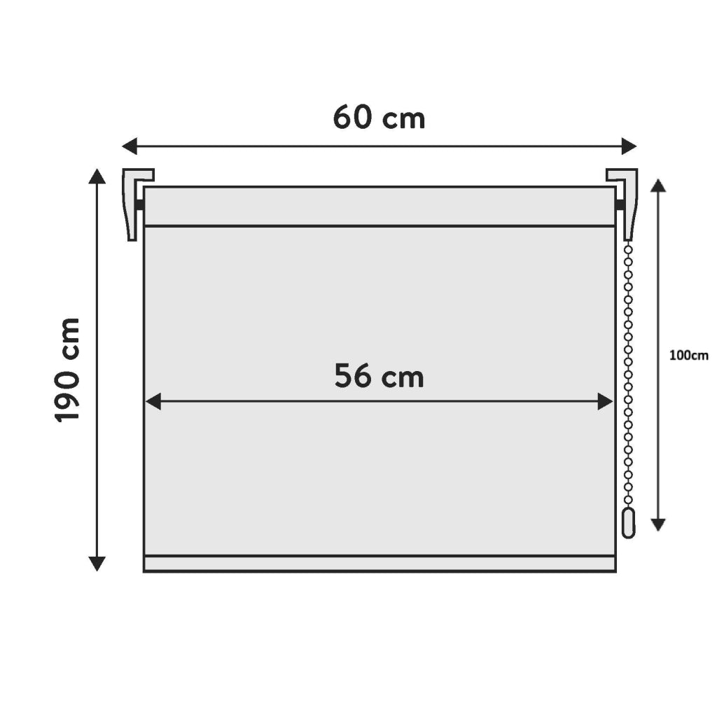 Tenda a rullo Viewtex Easy Fix Screen 10% Grado di apertura bianco 60 X 190 cm - Made in Europe - 5 anni di garanzia