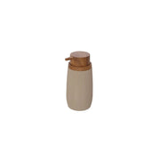 Dispenser sapone beige linea London in plastica PS e ABS design moderno Feridras