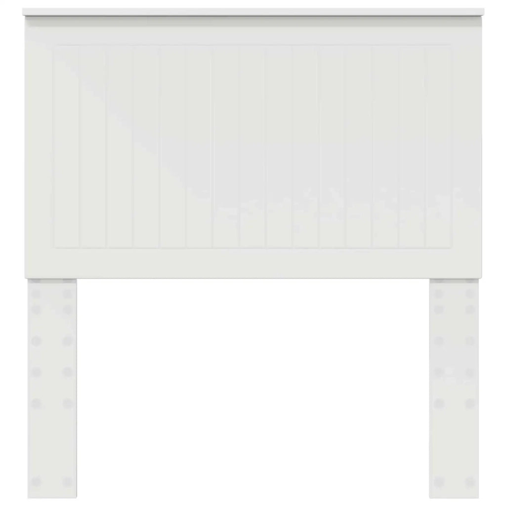 Testiera | Testata con Testiera | Testata Bianco 90 cm Legno multistrato