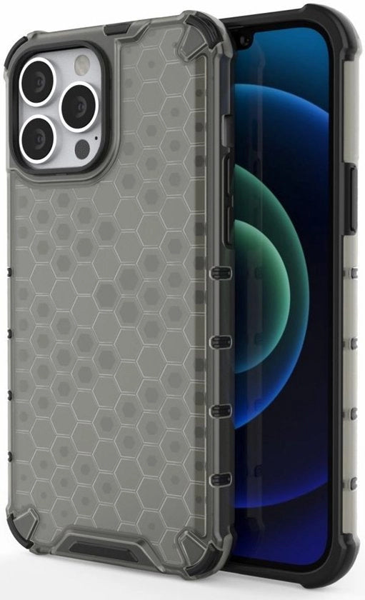 Hoes per Honinggraat per iPhone 13 Pro Max Nero