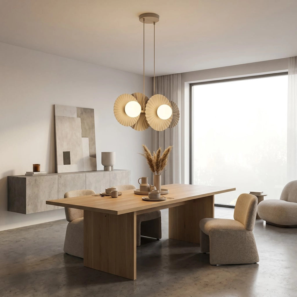 Lampada a sospensione modulare UMBRA beige 4xG9 Emibig