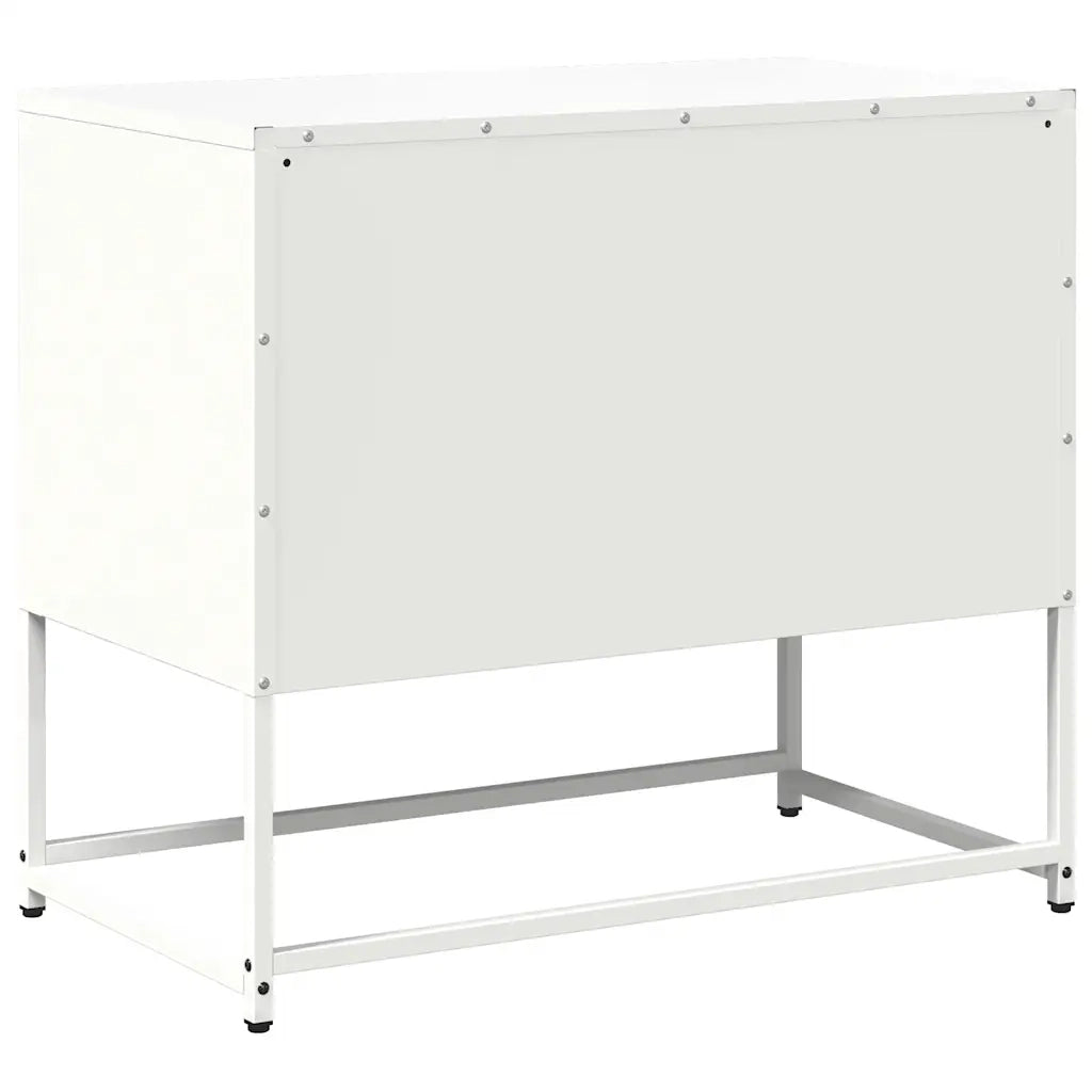 Mobile TV | Armadietto TV | Mobile Porta TV Bianco 68x39x60,5 cm in Acciaio