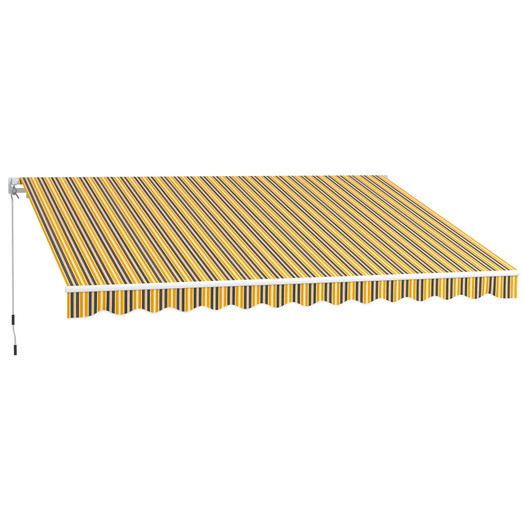 Tenda da Sole Avvolgibile a Bracci ¨C Minimal ¨C 350x250 cm Giallo