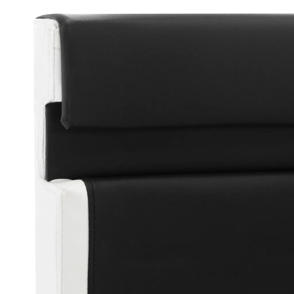 Giroletto con LED-Struttura Letto Nero in Similpelle 120x200 cm 594111