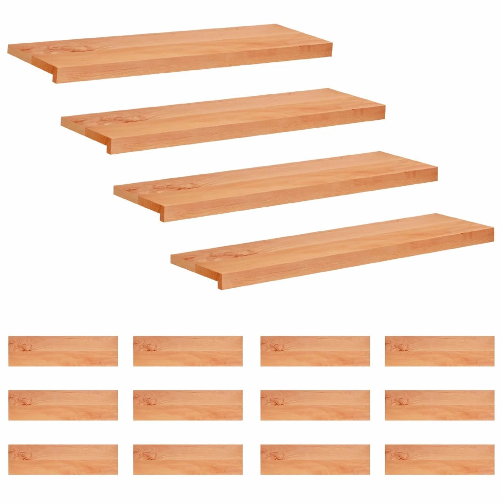 Tappeti per scale 16 pz 90 x 30 x 2 cm Vernice 3446432