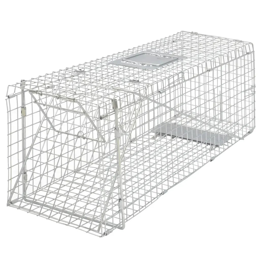 Trappola per animali vivi zincata 80 cm CFW2581438