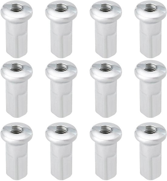 Spieghi per bicicletta 80 pezzi - Diametro interno 2,6 mm - Lunghezza 13 mm - Acciaio galvanizzato - Adatto per biciclette/mountain bike - Robusto e duraturo - Spieghi per bicicletta