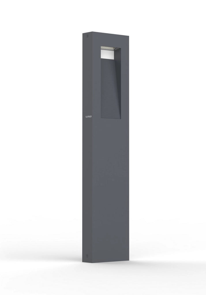 Paletto LED integrato da giardino nero ARTEO Lutec IP65