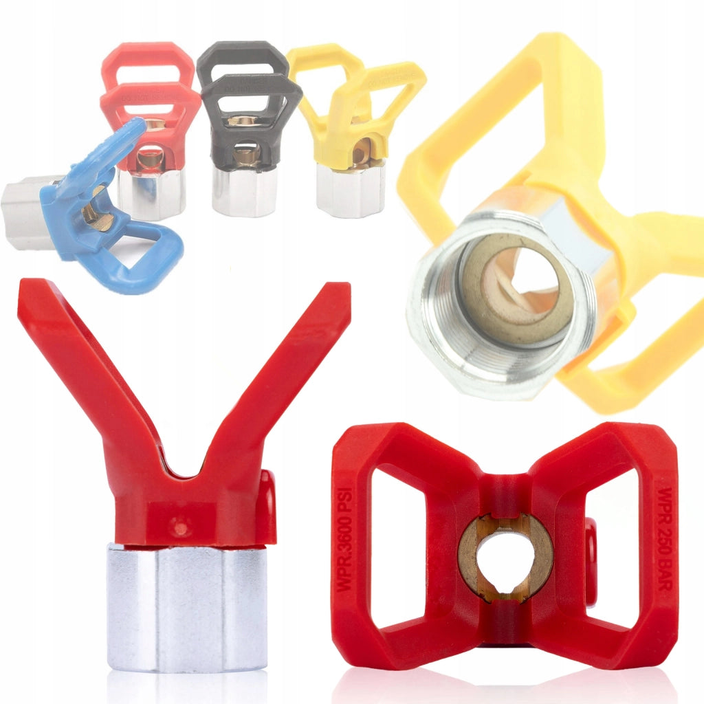 Set di Accessori per Verniciatura Rosfix – Ugello Ultra Spray Modello 517 e Protezione | Compatibile con Pistole