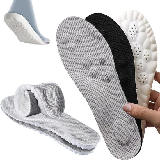 Due pair di calzini ortopedici per uomo/donna – calzini comodi con assorbimento di shock, supporto al tallone e respiro anti-odore, nero+grigio, EU 46