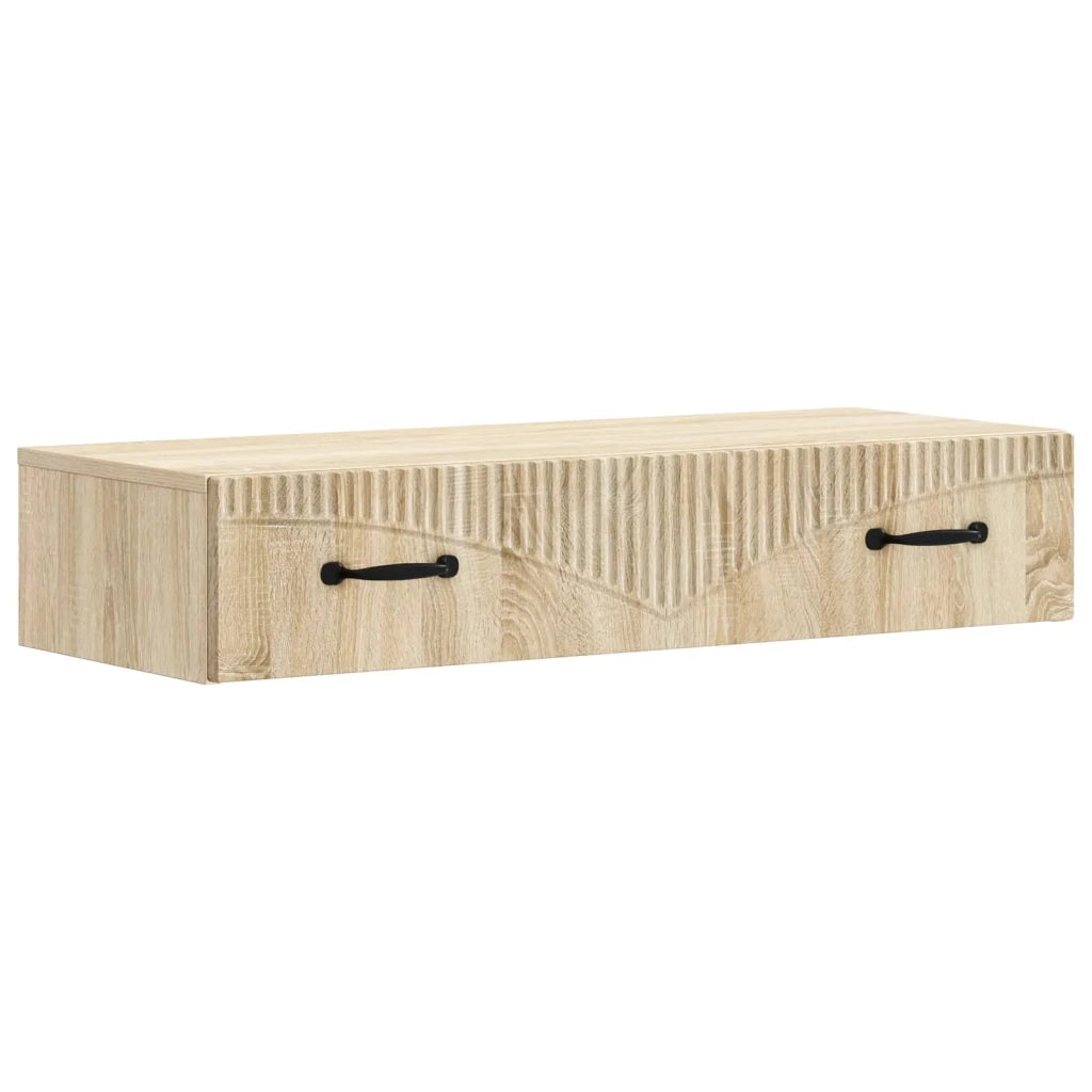 Tavolino da Parete Laterale | Tavolo laterale | Tavolino Rovere Sonoma 87,5 x 34,5 x 17 cm