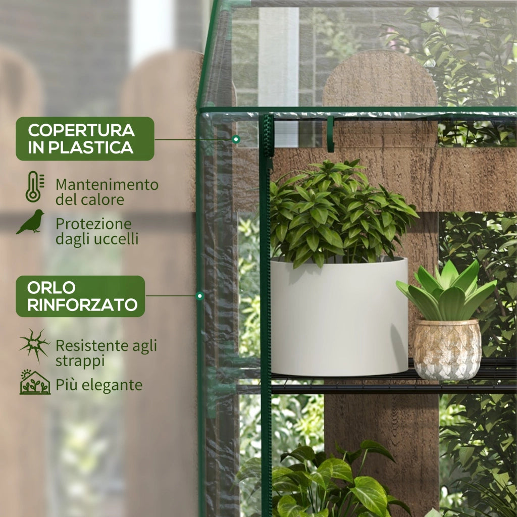 Serra da Giardino ¨C Zephmum ¨C Verde Trasparente 143x46x151cm