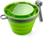 Bicchiere pieghevole con maniglia - Verde - 79203
