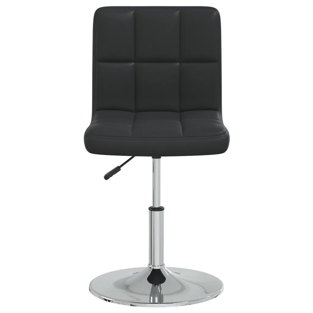 Sedie da Pranzo 4 pz Nere in Similpelle 334190