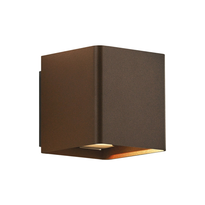 GHEE EVO - Applique LED 10W per Esterno IP65, Orientabile 30-130°, 3000K, Corten, Luce Progettuale - Rossini Group