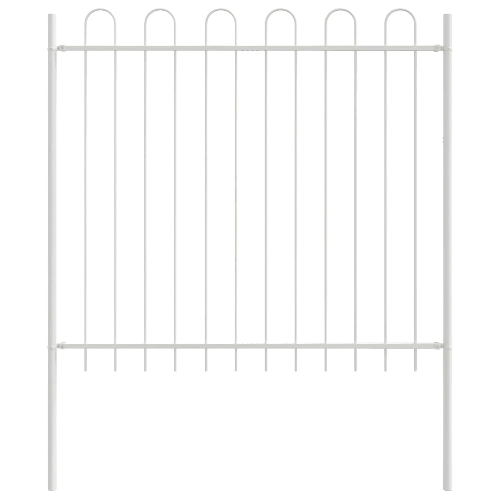 Recinzione per Giardino 2 pcs Bianco 3,4 x 1,2 m 3334041