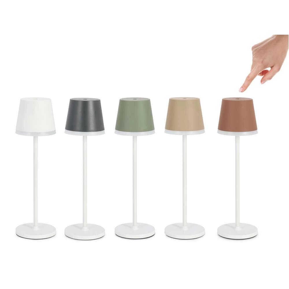 Lampada da Tavolo Led Touch a Batteria Ricaricabile USB Nyke Bizzotto