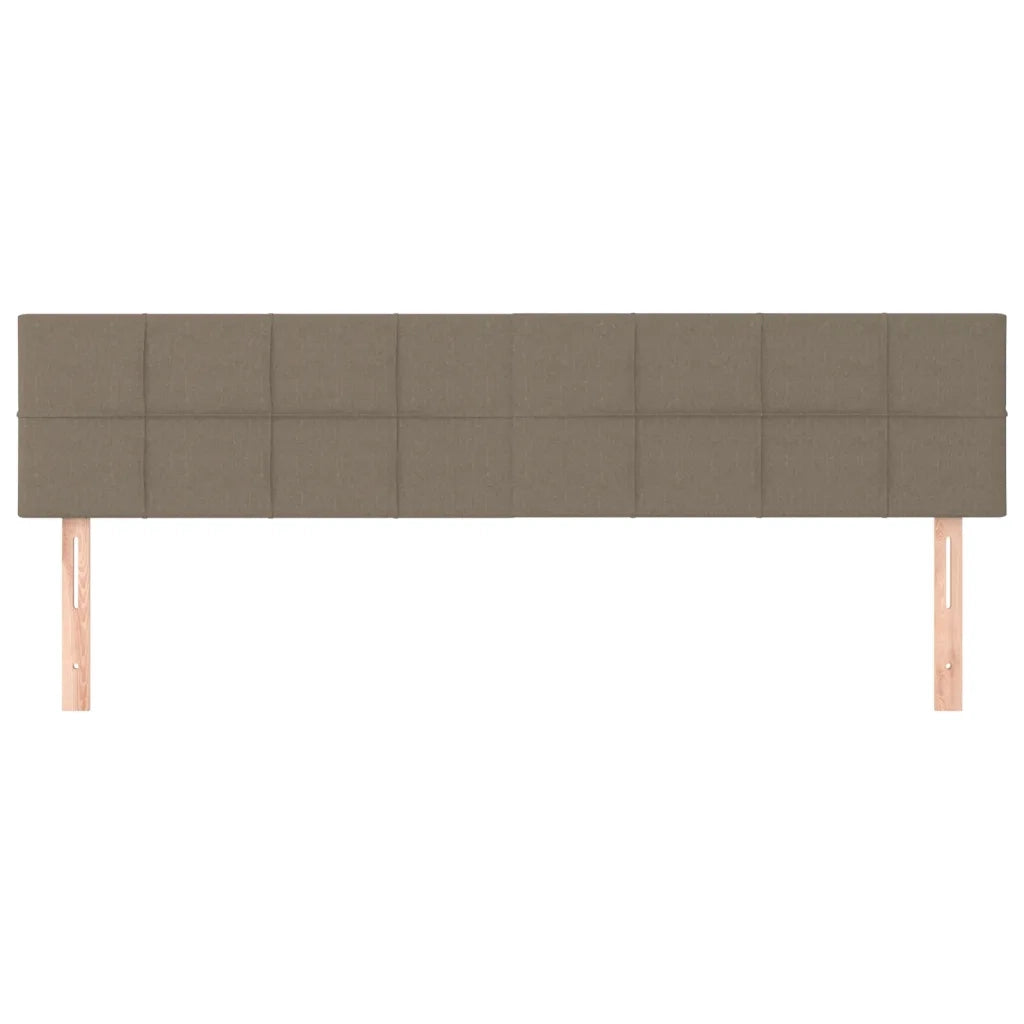 Testiera | Testata Tortora 180x5x78/88 cm in Tessuto