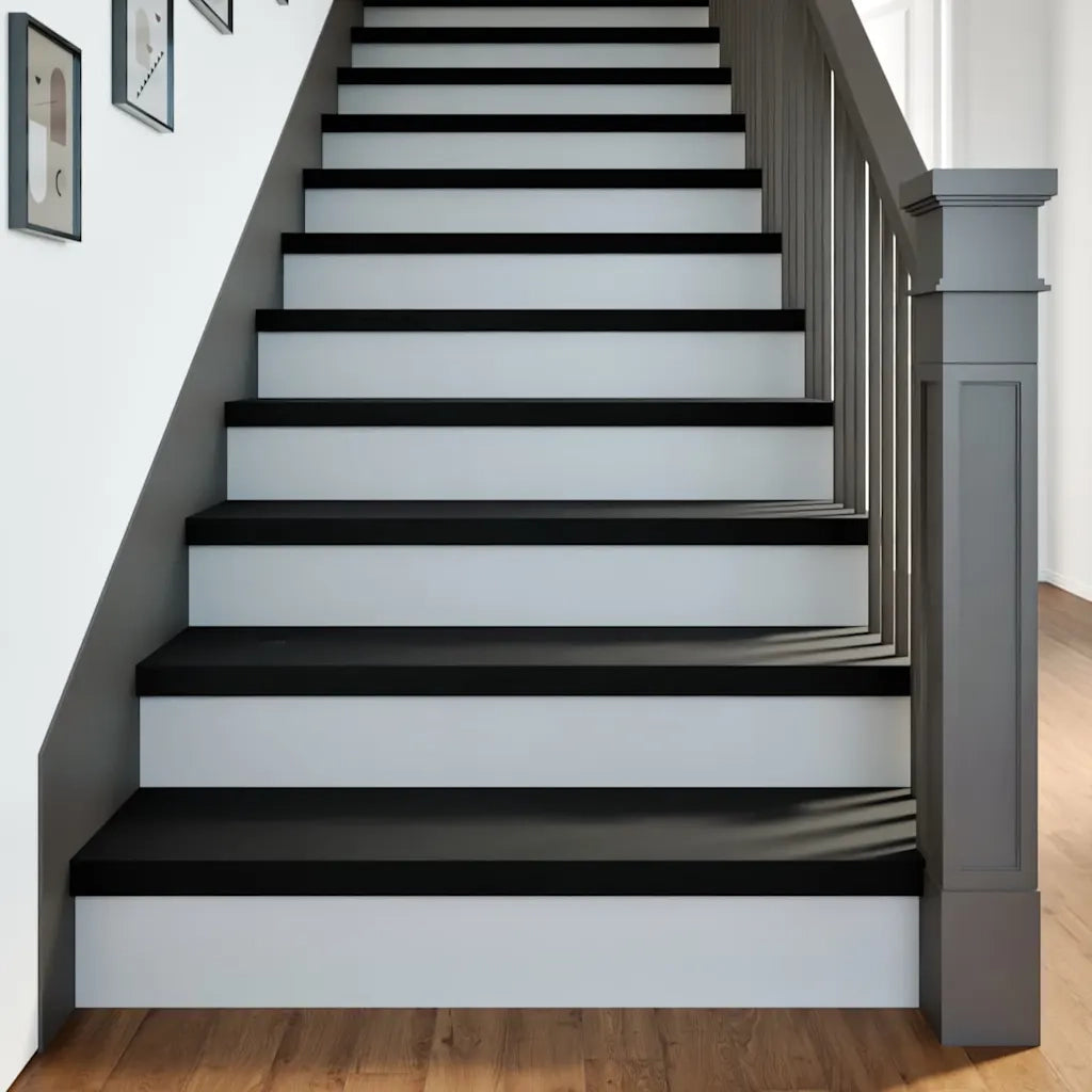 Gradini 20 pz Marrone Scuro 90x25x2 cm Legno Massello Rovere