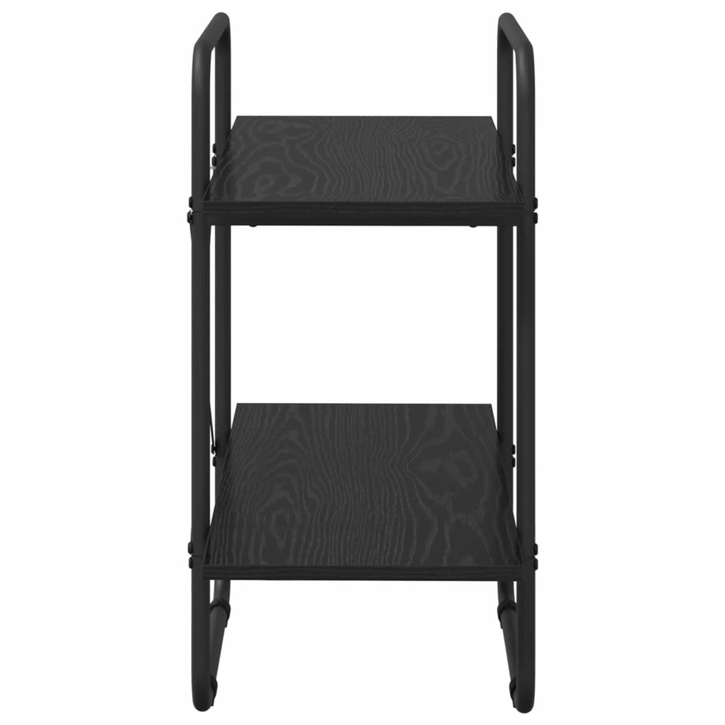 Libreria 2 livelli 80 x 35 x 70 cm PB Rovere Nero 8007822