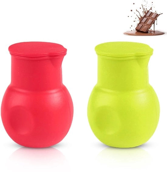 Melter a Silicone con Coperchio - Piatto di Fusione - Chocolata/Salsiccia - Burro di Fusione - Formaggio Riscaldato - Cottura in Cucina