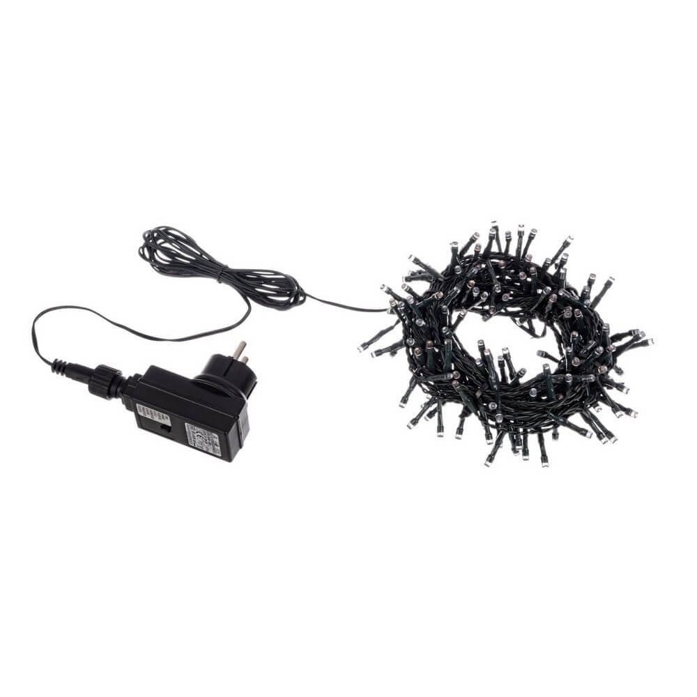 500 LED classico 5 mm filo verde IP44