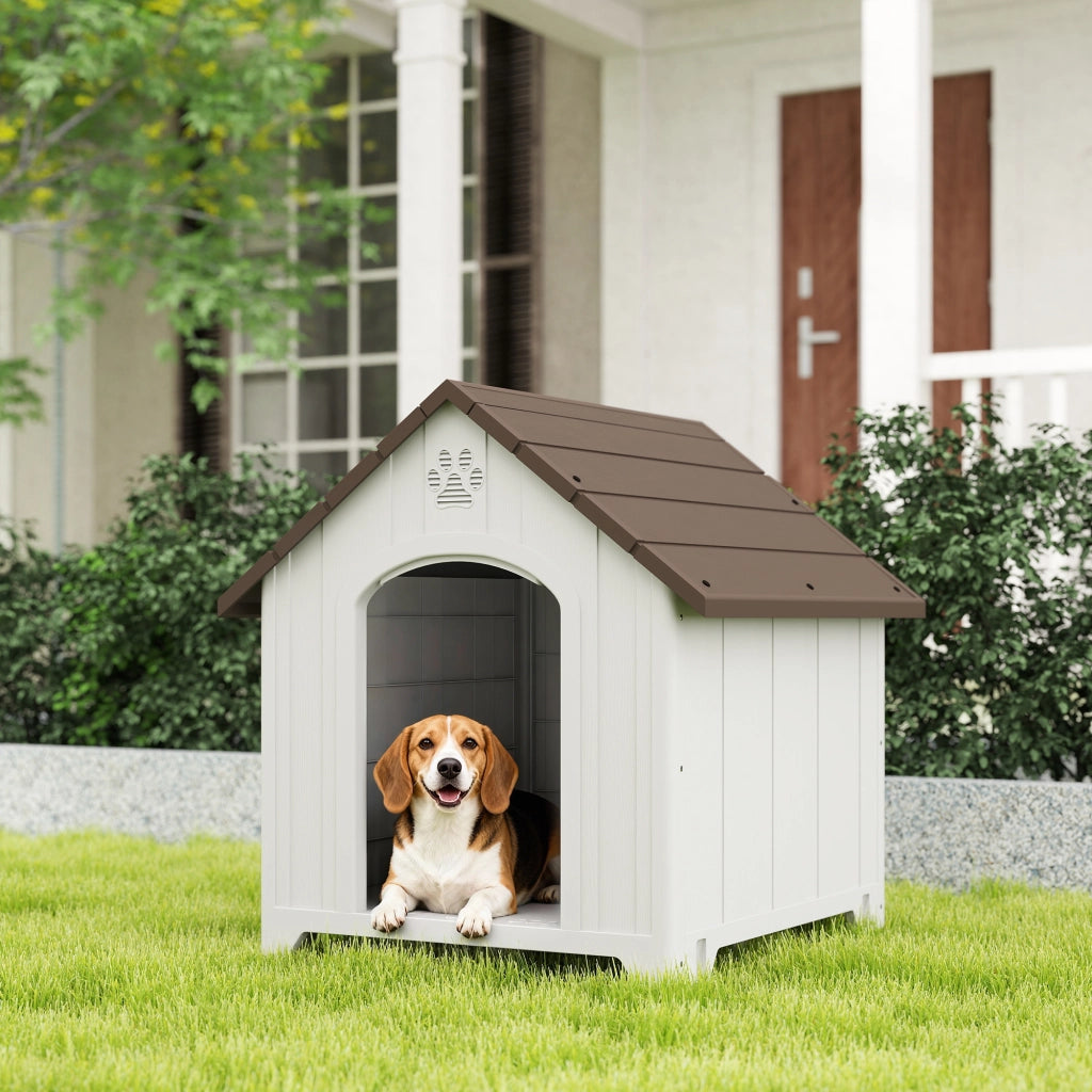 Cuccia per Cani Esterno Casa per Cani Grandi ¨C Minimal ¨C Marrone Scuro