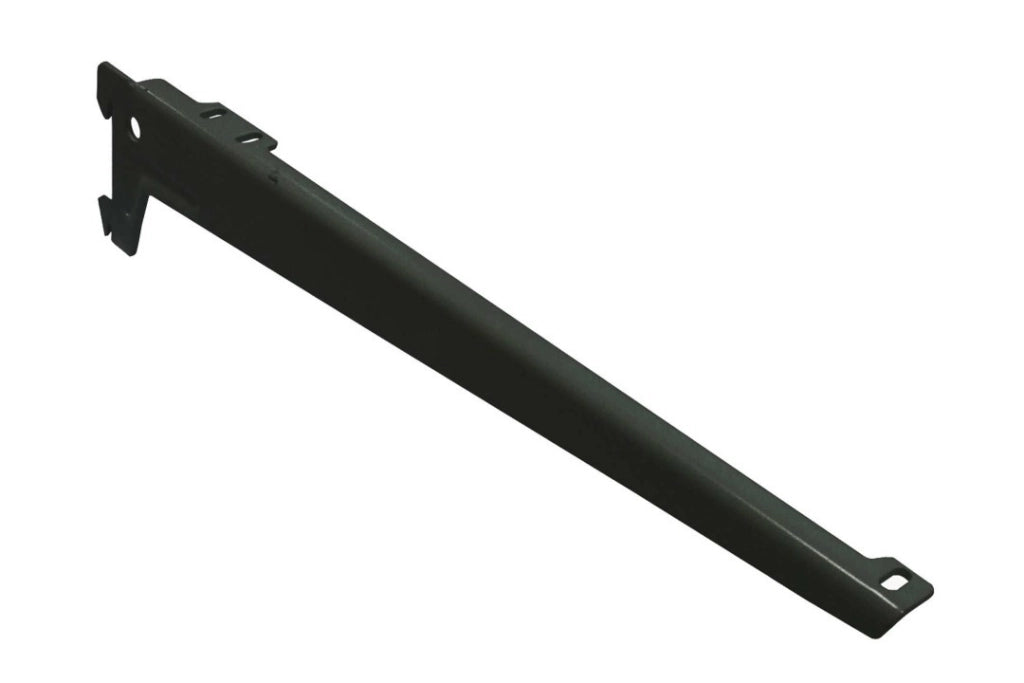 Reggimensola A Due Ganci Angolate Nera 33 Cm Pezzi 2 - Masidef
