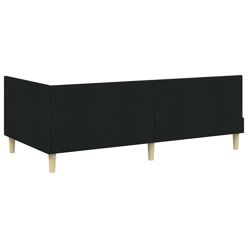 Struttura Letto Angolare con Materasso 2 pcs Verde Tessuto 3393727
