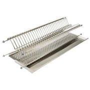 SCOLAPIATTI IN ACCIAIO INOX IN KIT 76 cm