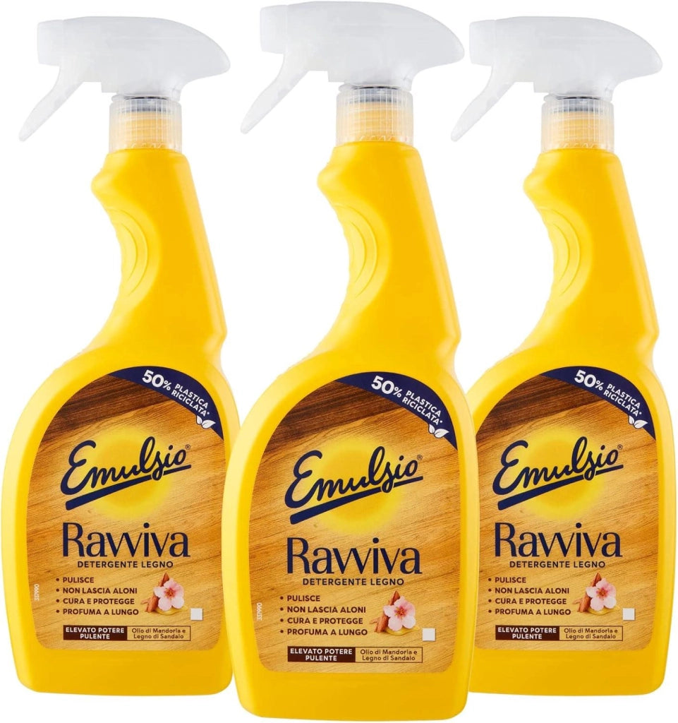 SET 3 EMULSIO SPRAY RAVVIVA LEGNO 750 ML