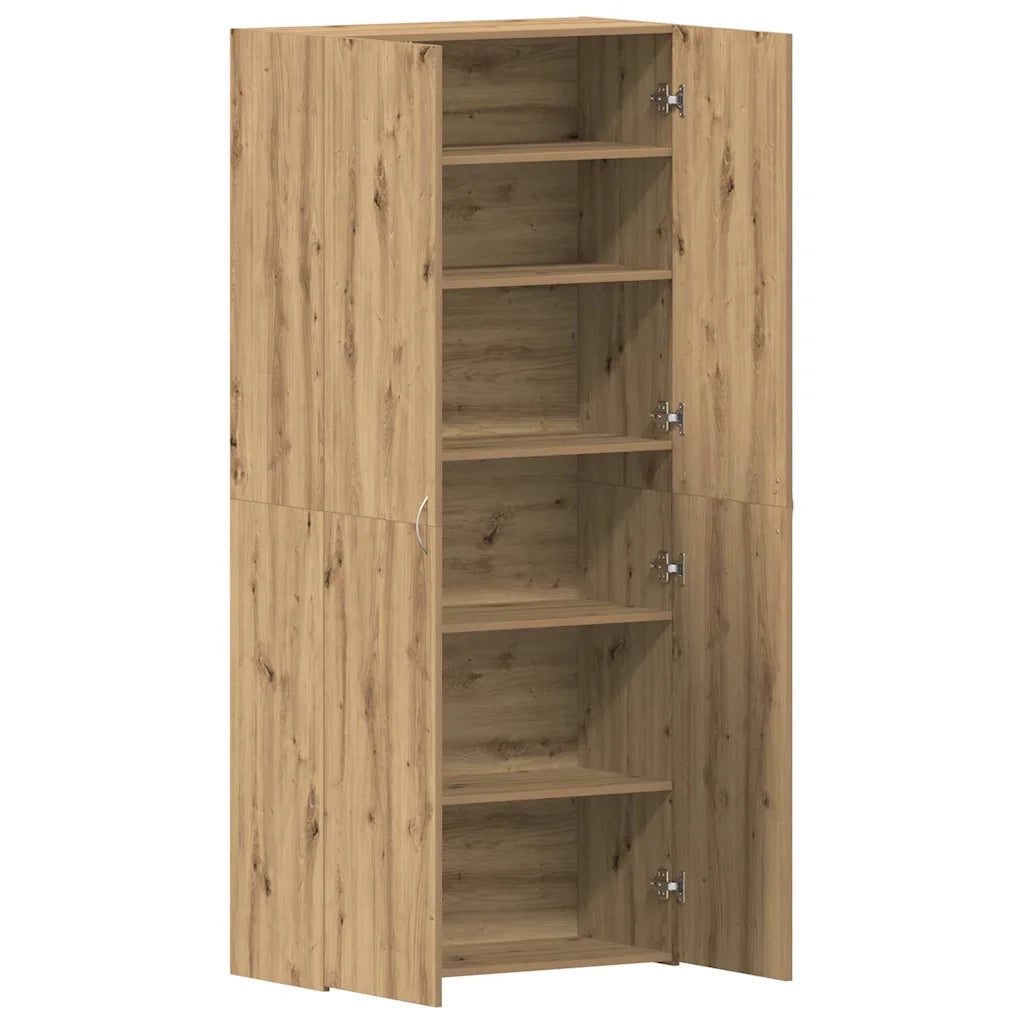 Scarpiera | Mobile per scarpe Marrone 80 x 35.5 x 180 cm Legno multistrato
