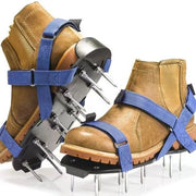 Scarpe per aerazione prato con chiusura robusta, punte per erba e scarpe per aerazione prato per aerazione prato, macchina per aerazione prato verticale pre-assemblata e aerazione prato per prati, giardini e campi da gioco - Dimensione unica (blu)