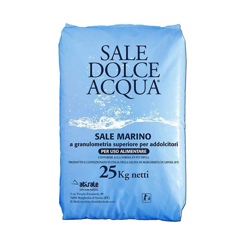 Sale Marino Grosso Granulare 25Kg - Sale Per Acqua Di Piscina